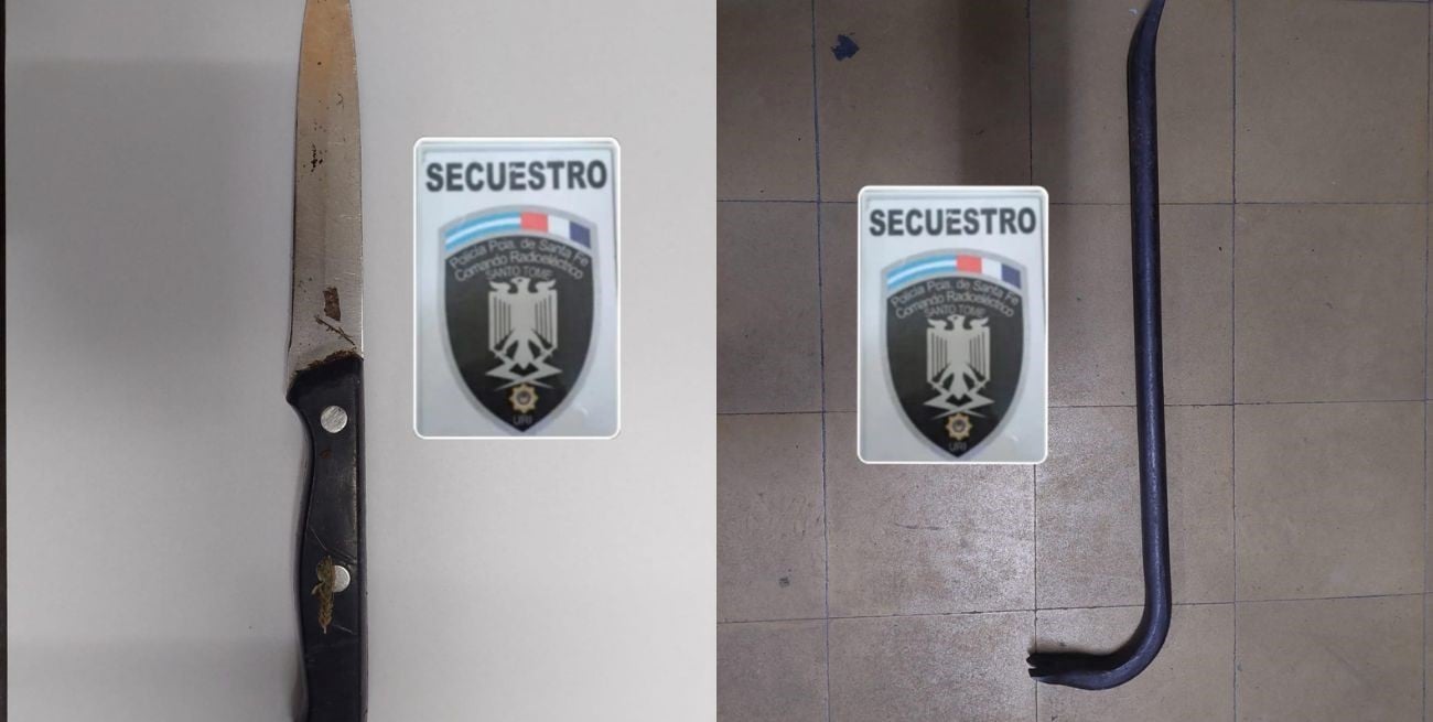 Encontró a un ladrón en su patio y lo noqueó con una barreta de hierro