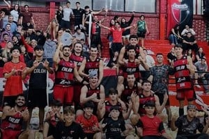 El sabalero ganó en casa y lo festejó con su gente. Foto: Prensa Colón.