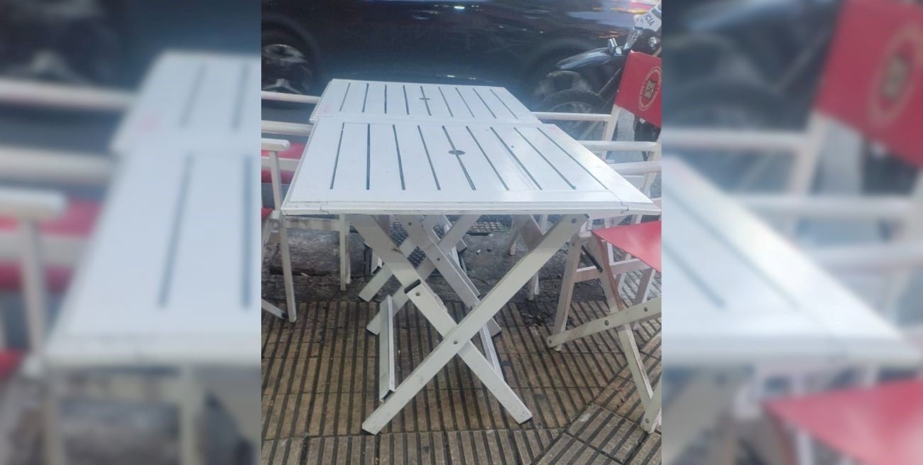 Intentó llevarse una mesa de un comercio en la Peatonal San Martín y terminó tras las rejas