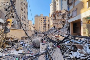 Israel ordenó evacuar por completo los suburbios del sur de Beirut en medio de la escalada. Foto: Reuters