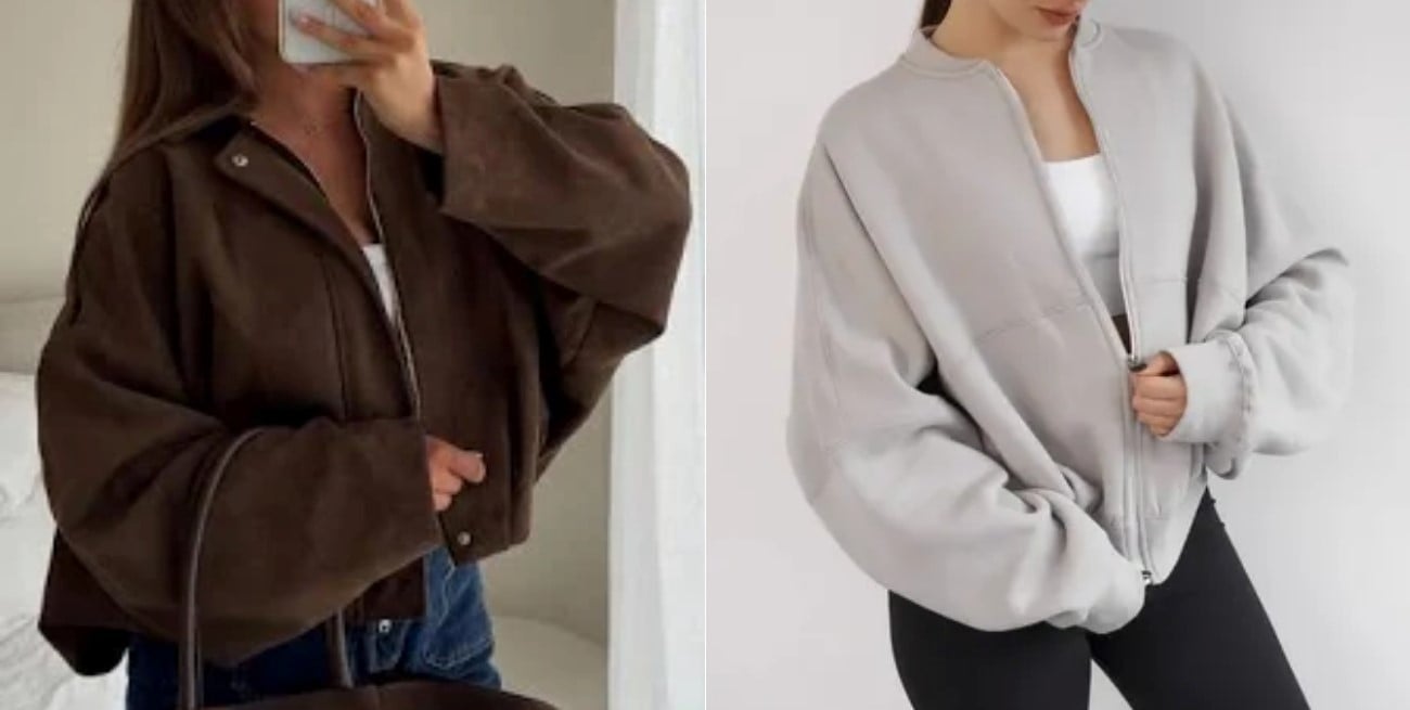 Campera bomber de paño: la prenda que reemplaza a las puffer este invierno