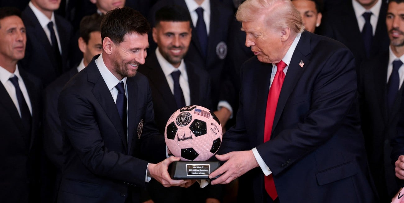 Donald Trump recibió a Lionel Messi y al plantel de Inter Miami en la Casa Blanca