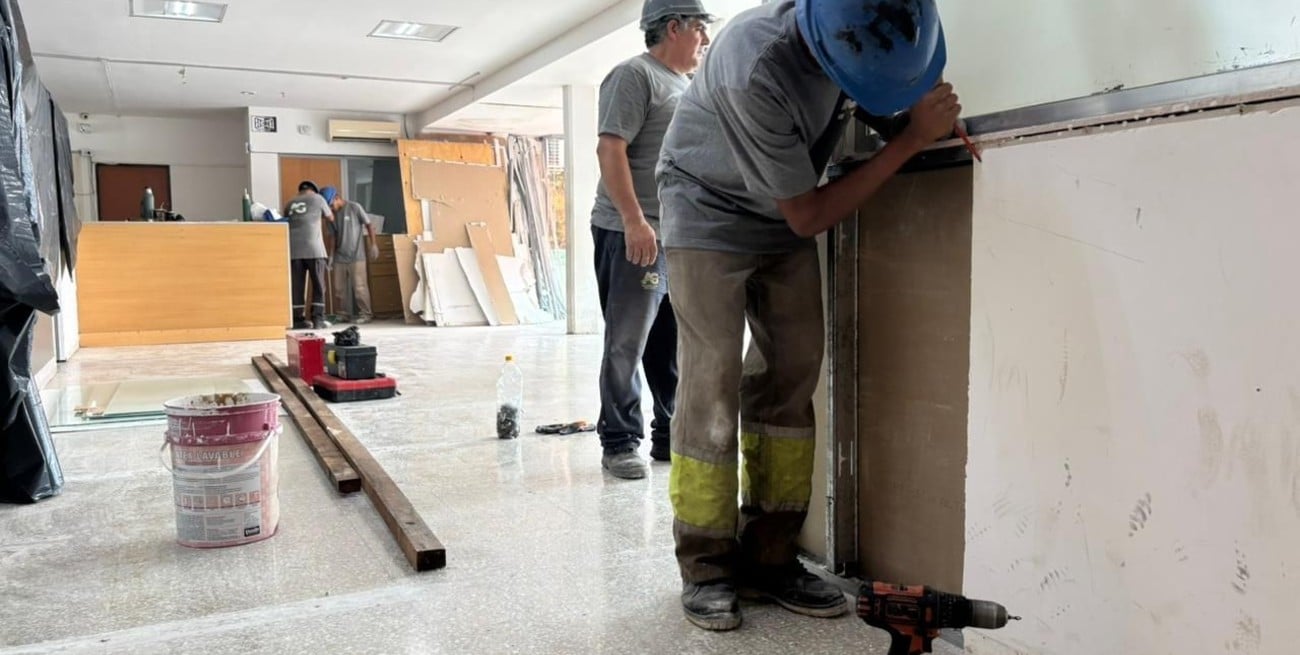 San Lorenzo: comenzaron las obras en el Hospital Granaderos a Caballos