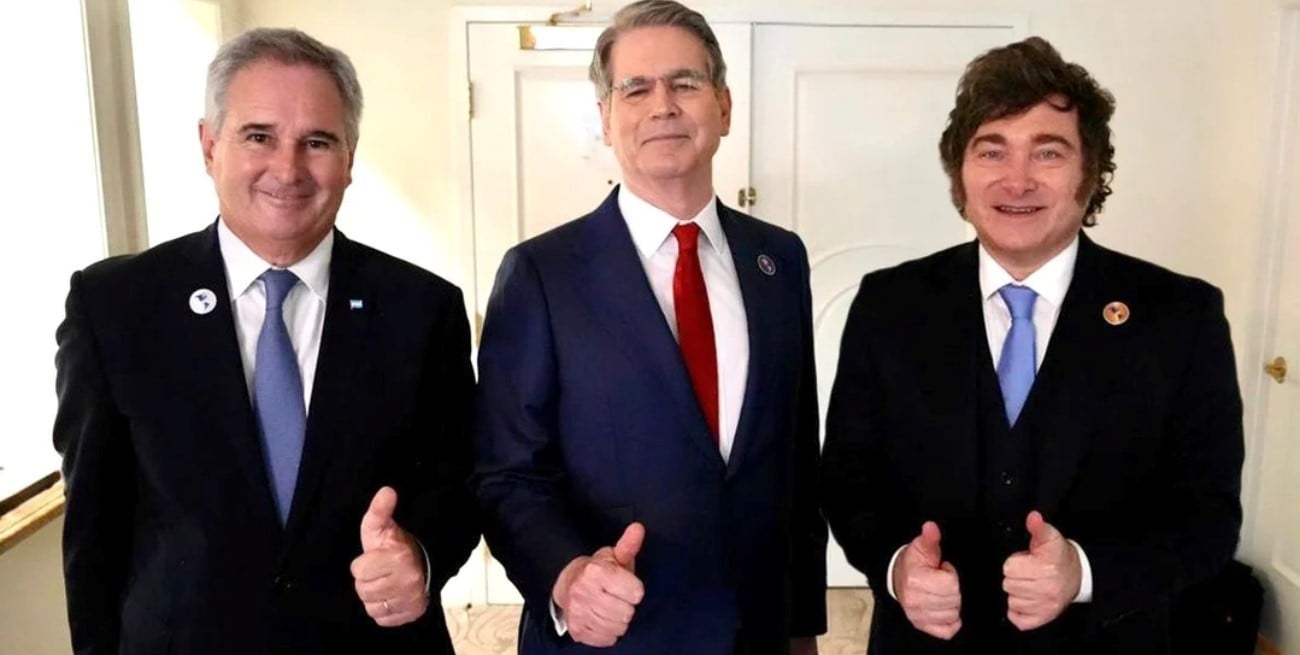 Milei y Quirno se reunieron con el Secretario del Tesoro de Estados Unidos
