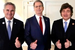 Javier Milei y el canciller Quirno se reunieron con el Secretario del Tesoro de EE.UU., Scott Bessent.