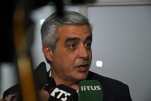 Bartolacci estuvo en Santa Fe para el acto de asunción de autoridades de la UNL. Foto: Manuel Fabatía