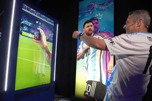 La figura de Messi es clave en la propuesta del museo. Foto: Fernando Nicola
