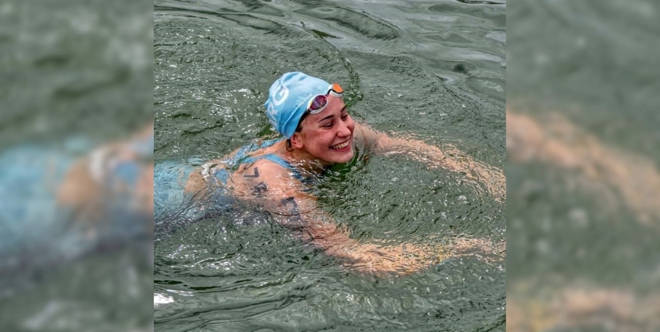 Una nadadora de Unión se prepara para competir en la Copa del Mundo de Aguas Abiertas