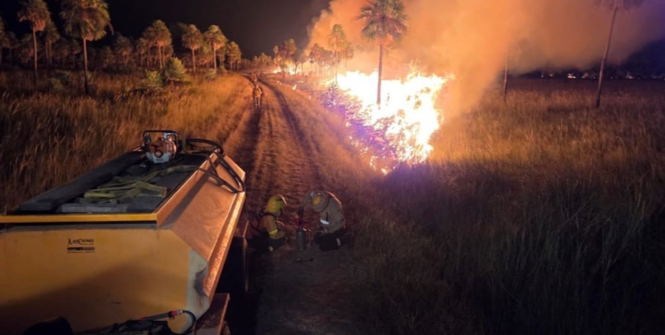 Investigan un incendio que afectó 100 hectáreas del Parque Nacional Río Pilcomayo