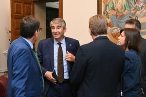 Fabián Bastia, el ministro de Gobierno que conducirá desde Casa Gris la negociación por la futura ley electoral. Foto: Manuel Fabatia.