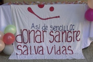 Bajo el lema de "donar sangre, salva vidas", la actividad no solo buscó la recaudación de unidades de sangre, sino también concientizar sobre la importancia de la donación voluntaria y recurrente. Foto: El Litoral