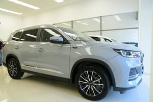 Presentación de los nuevos modelos híbridos de Chery en Escobar. Crédito: Flavio Raina.