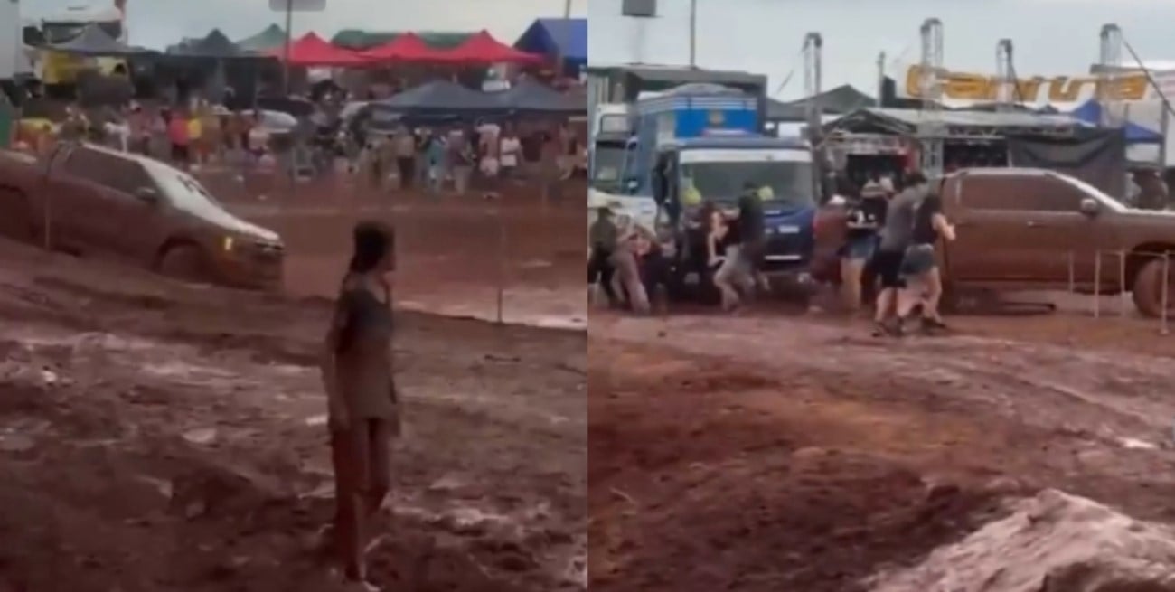 Camioneta perdió el control y atropelló a espectadores en un trompódromo en Misiones