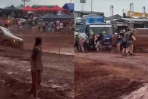 Ocurrió durante una exhibición de vehículos 4x4 y tractores en El Soberbio.