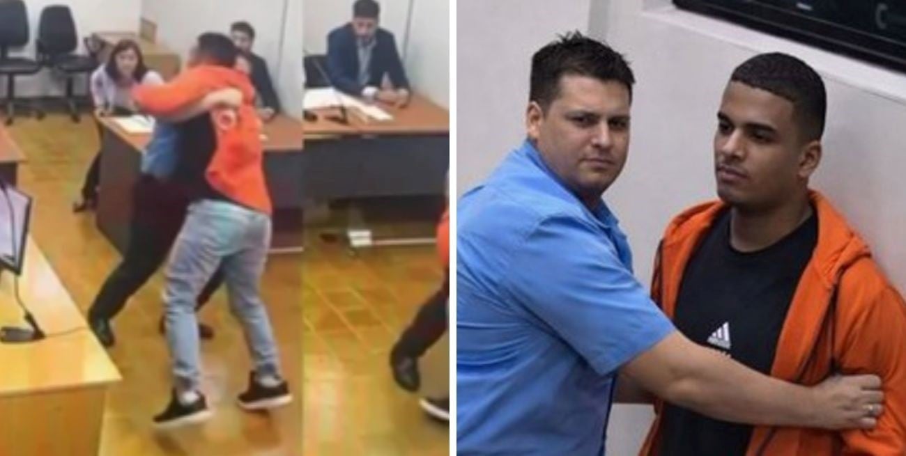 San Juan: un preso intentó atacar a un fiscal en plena audiencia y destrozó un televisor en Tribunales