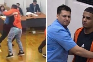 San Juan: un preso se abalanzó sobre el fiscal de su causa y sembró el caos en la sala.