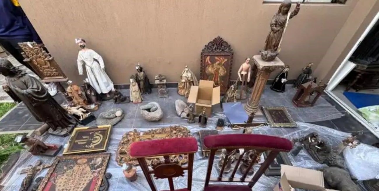 Venado Tuerto: secuestraron piezas de gran valor cultural y arqueológico