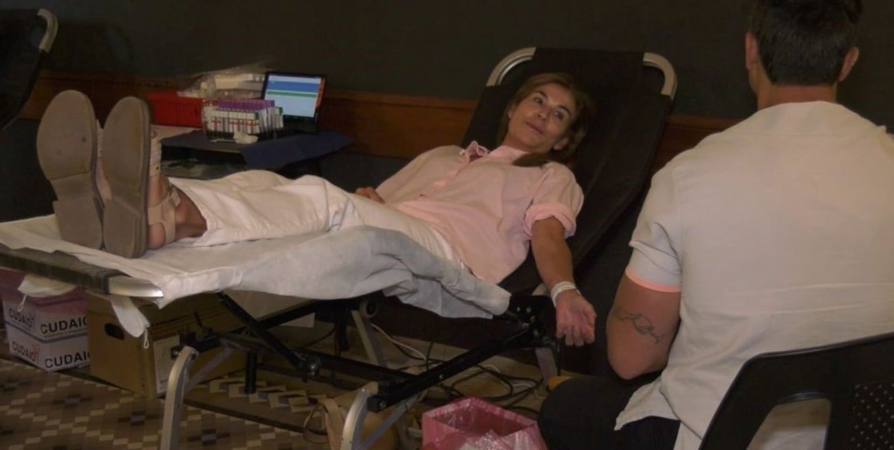 Compromiso solidario en Ramona: se realizó la primera colecta de sangre junto a CUDAIO