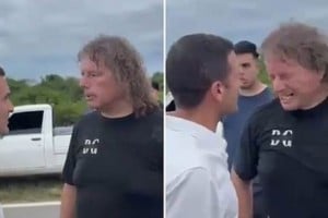 Tras el ataque, el legislador debió recibir asistencia médica.