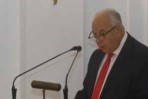 Rafael Gutiérrez, presidente de la Corte Suprema de Justicia de Santa Fe. Crédito: Carolina Niklison