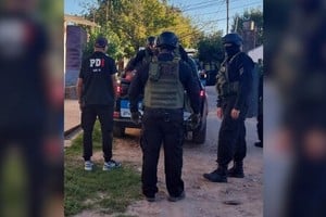 La irrupción fue realizada por personal del Grupo de Operaciones Especiales. Foto: El Litoral