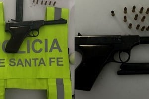 La pistola se encontraba en óptimas condiciones operativas. Foto: Gentileza