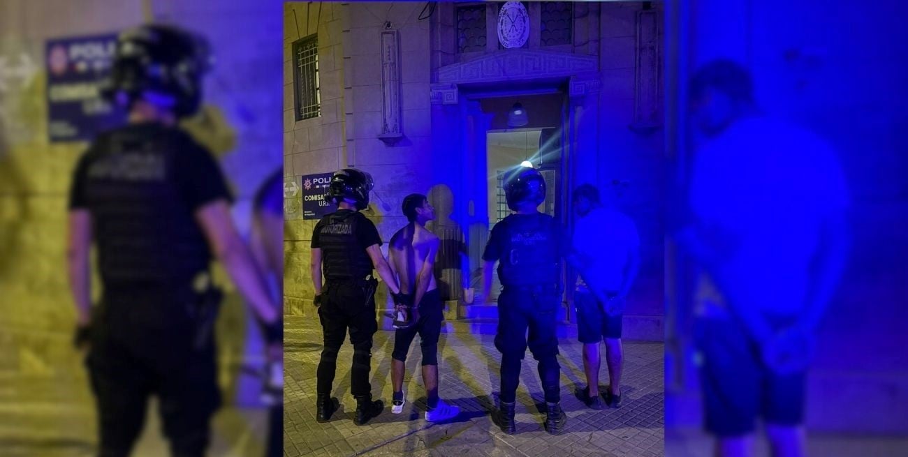 Durante la noche: descubren intrusos en el Ministerio de Trabajo; dos aprehendidos y un prófugo