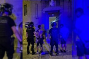 Intento de robo en el Ministerio de Trabajo.  Foto: Gentileza