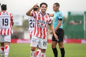 "Personalmente me encanta jugar estos partidos", dijo Palacios sobre Boca. Foto: Julia Puccio.