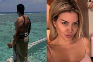 Nara, junto a Migueles, sellan un presente que combina romance y sofisticación.