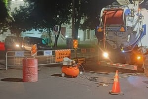 El punto intervenido se encuentra entre 4 de Enero y Urquiza, en pleno Barrio Sur de la ciudad de Santa Fe