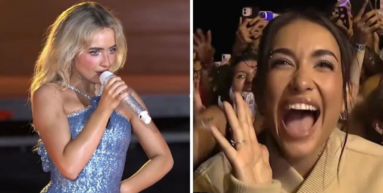 Furor en Lollapalooza: Sabrina Carpenter eligió a María Becerra para su icónico momento de “Juno”