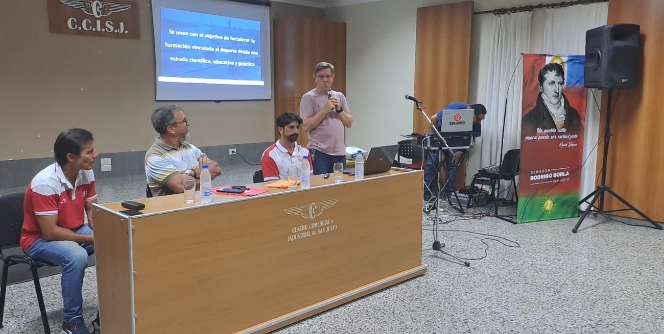 San Justo fue sede de la presentación de una academia especializada en ciencias del deporte