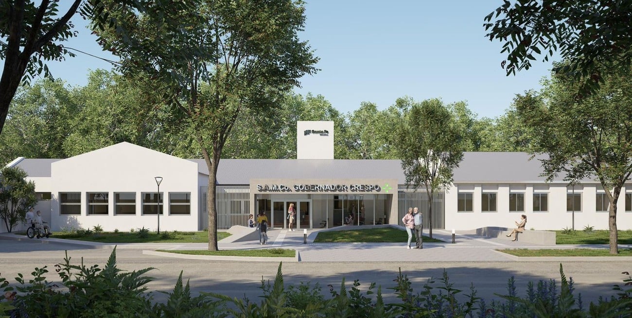 Comenzó la remodelación y ampliación del hospital de Gobernador Crespo