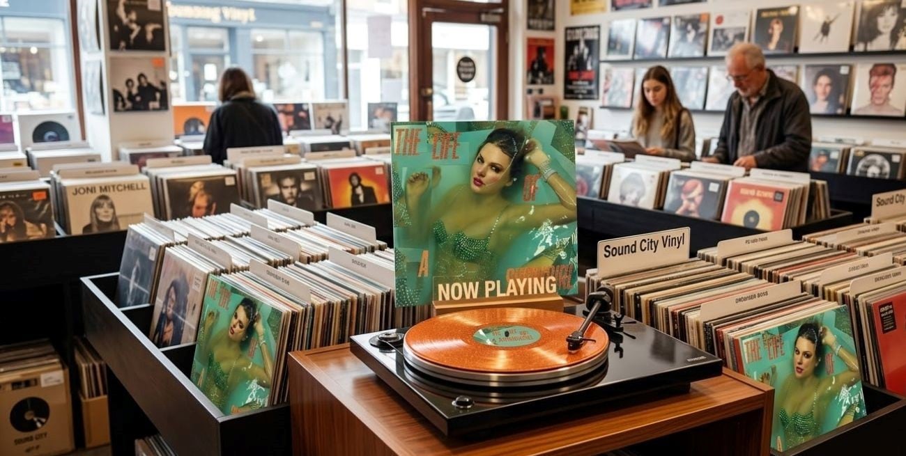 Récord histórico: el "efecto Taylor Swift" lleva al vinilo a su mayor facturación desde 1983