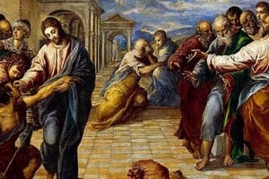 "La curación del ciego", obra de El Greco (1570).