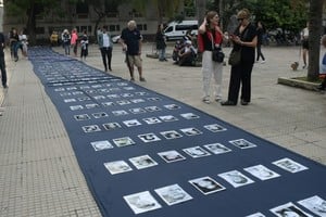 Actividades coordinadas por el espacio de memoria de la ciudad. Crédito: Manuel Fabatía.