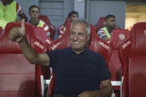 Madelón valoró el rendimiento del equipo y destacó la identidad de juego de Unión. Crédito: Matías Pintos.