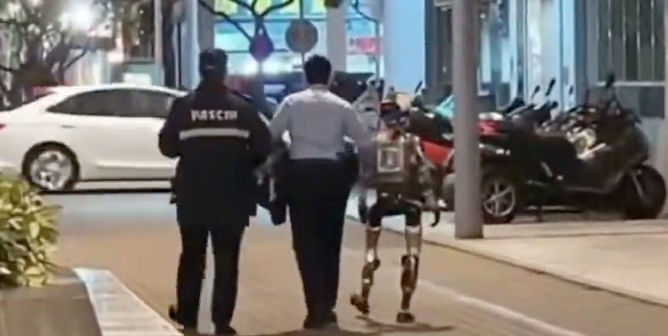 Insólito: un robot humanoide asustó a una mujer en China y terminó “arrestado” por la Policía