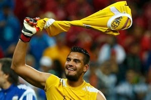 Romero, el arquero con más partidos en la historia de la Selección. Foto: Reuters
