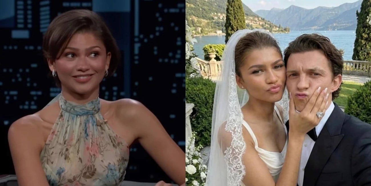 Zendaya sorprendió al contar que hubo reclamos por su “boda secreta” con Tom Holland