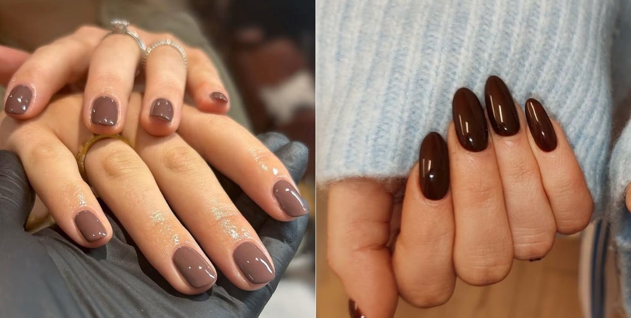 Chocolate mocha: la nueva tendencia en uñas para el invierno 2026