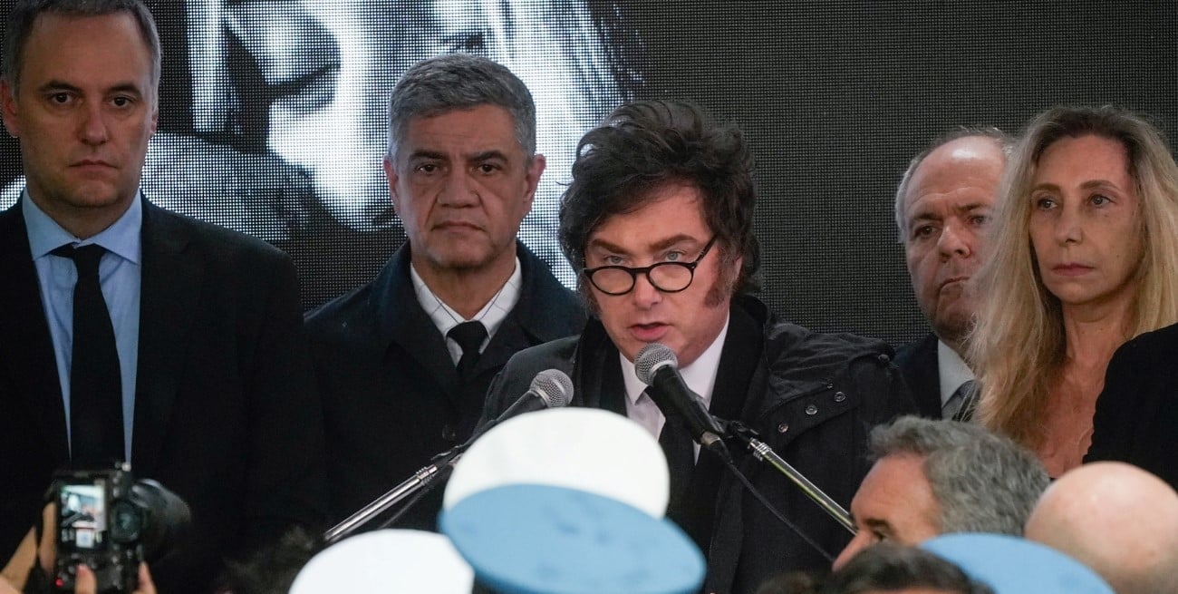 Milei participó del acto por el atentado a la Embajada de Israel: "Frente al terrorismo no puede haber tregua"