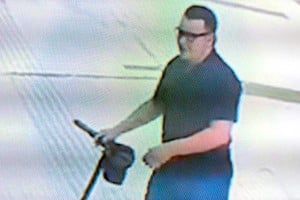 La imagen que registró una cámara de seguridad.