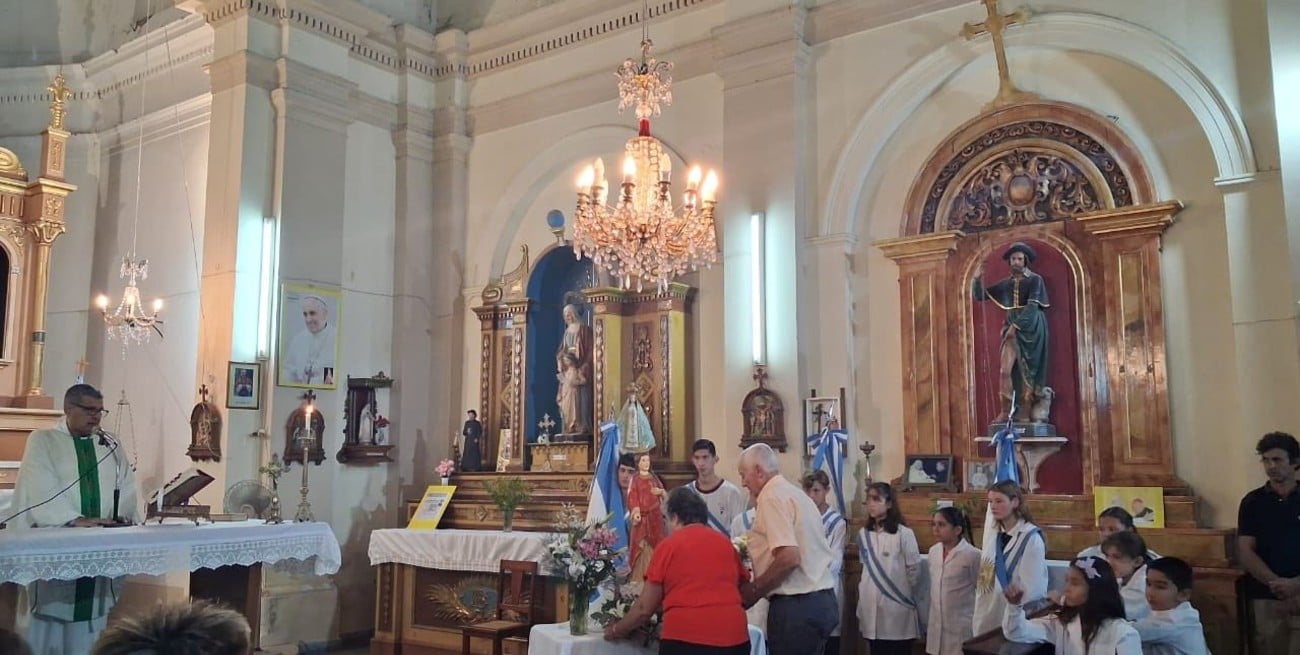Matilde rindió homenaje a su Santa Patrona