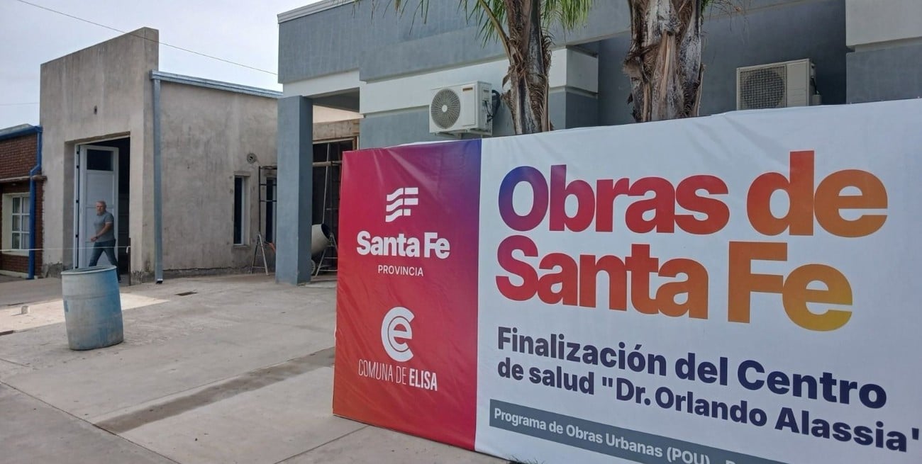 Avanza la ampliación del centro de salud de Elisa con una inversión superior a $45 millones