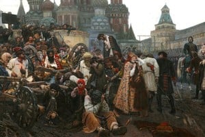 "La mañana de la ejecución de los Streltsí" de Súrikov. Foto: Galería Tretyakov