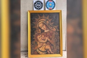 La PSA interceptó una pintura antigua de gran valor histórico.