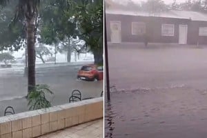 Parte de las complicaciones registradas en la ciudad de Santa Fe. Crédito: El Litoral