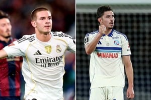 Franco Mastantuono y Joaquín Panichelli.